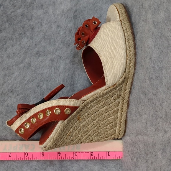 Yves saint Laurent rive gauche wedges size EU 40 US 10 - Picture 10 of 12